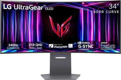 LG 34GS95QE 34-inch Ultragear OLED Curved