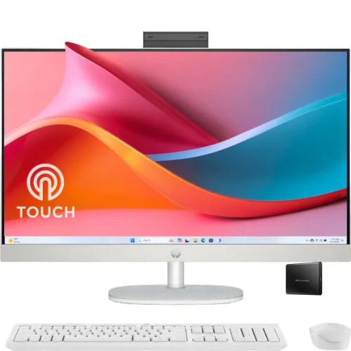 HP 27" FHD Touchscreen All-in-One Desktop