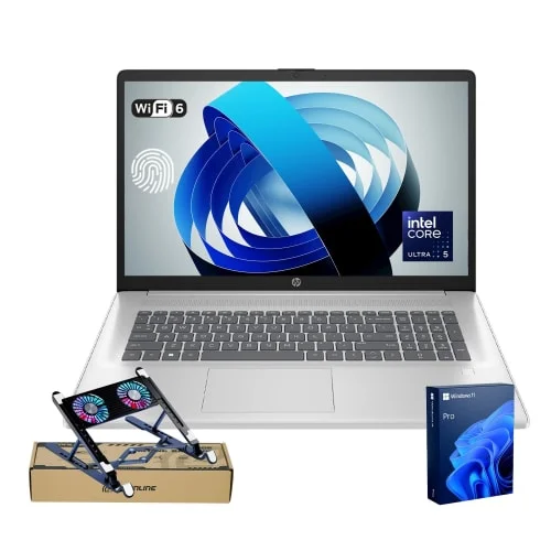 HP 17.3" Business Laptop Touchscreen Intel